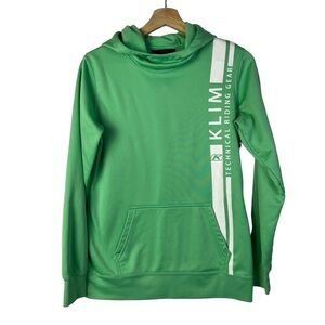 Klim Racing Vista Wintermint Green Riding Hoodie Sweatshirt S